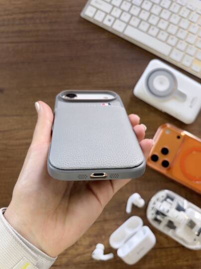iPhone 17 Air Uyumlu Kılıf Cüzdanlı Deri Kadife İç Yüzeyli SOO-811 Kılıf - 3