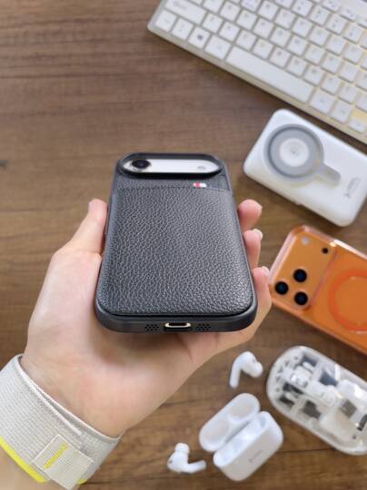 iPhone 17 Air Uyumlu Kılıf Cüzdanlı Deri Kadife İç Yüzeyli SOO-811 Kılıf - 16