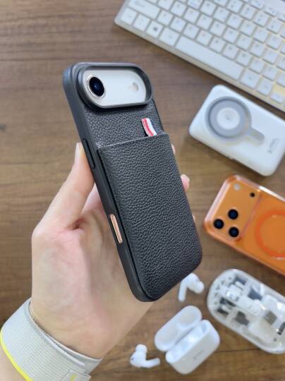 iPhone 17 Air Uyumlu Kılıf Cüzdanlı Deri Kadife İç Yüzeyli SOO-811 Kılıf - 17