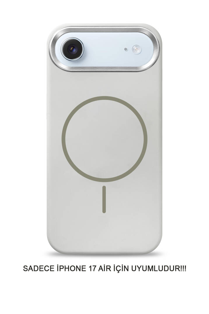 iPhone 17 Air Uyumlu Premium Lansman Animasyonlu Kılıf Magsafe Uyumlu Premium Silikon Kılıf - 1