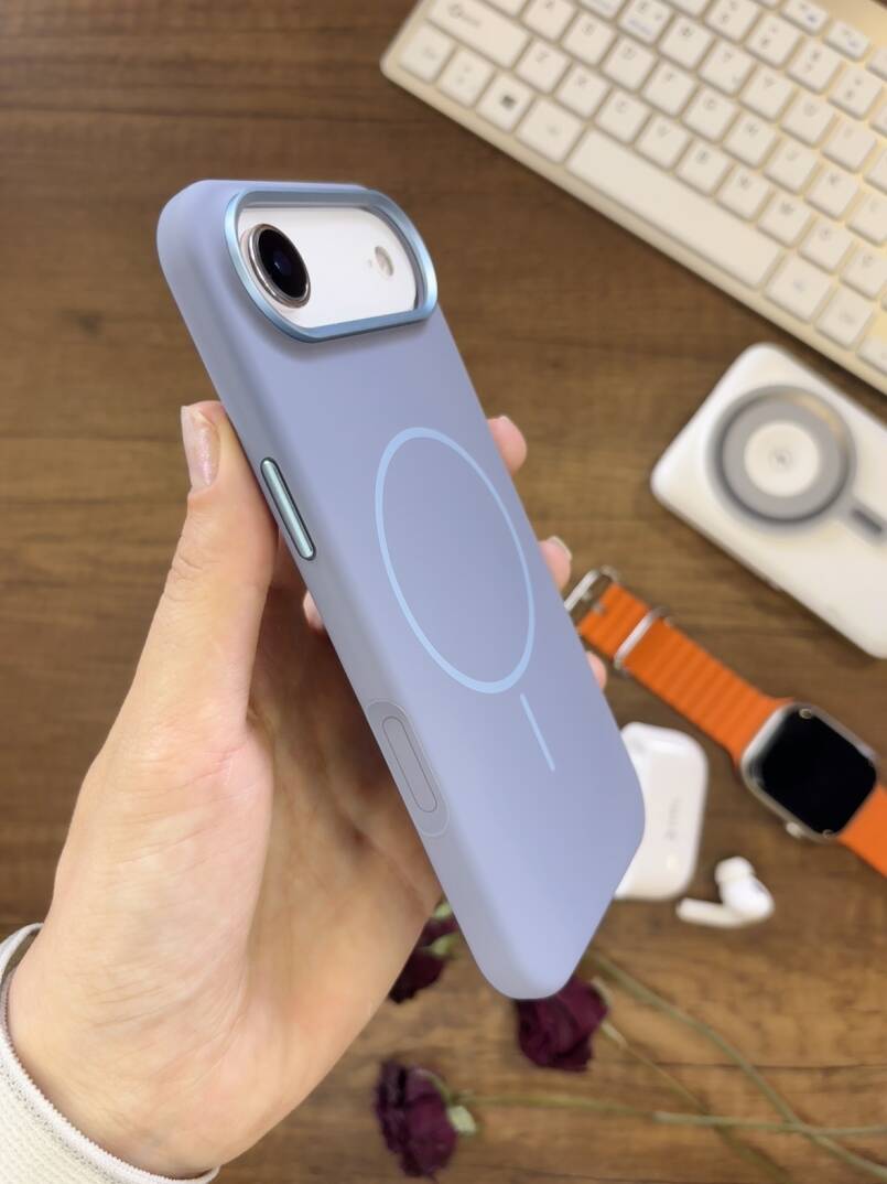 iPhone 17 Air Uyumlu Premium Lansman Animasyonlu Kılıf Magsafe Uyumlu Premium Silikon Kılıf - 10