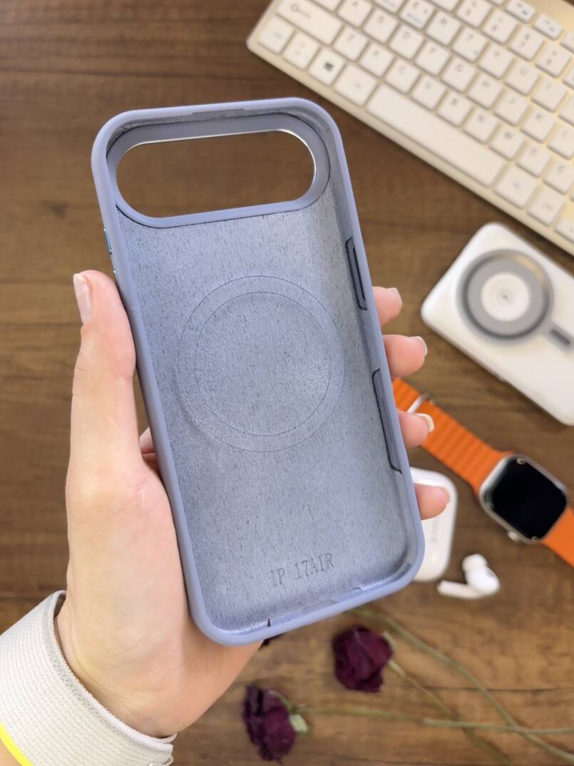 iPhone 17 Air Uyumlu Premium Lansman Animasyonlu Kılıf Magsafe Uyumlu Premium Silikon Kılıf - 11