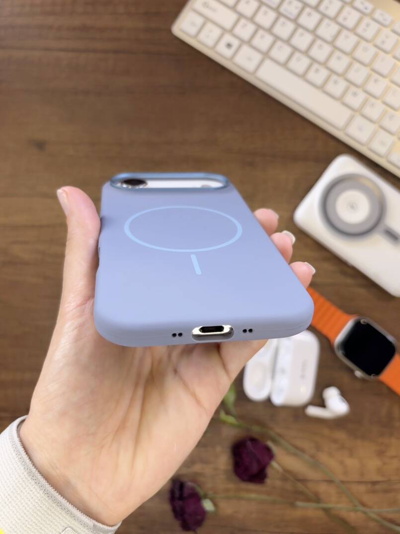 iPhone 17 Air Uyumlu Premium Lansman Animasyonlu Kılıf Magsafe Uyumlu Premium Silikon Kılıf - 12
