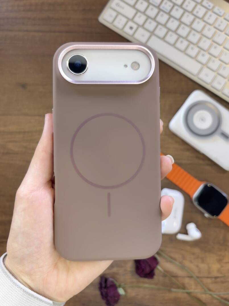 iPhone 17 Air Uyumlu Premium Lansman Animasyonlu Kılıf Magsafe Uyumlu Premium Silikon Kılıf - 16