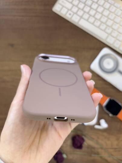iPhone 17 Air Uyumlu Premium Lansman Animasyonlu Kılıf Magsafe Uyumlu Premium Silikon Kılıf - 17