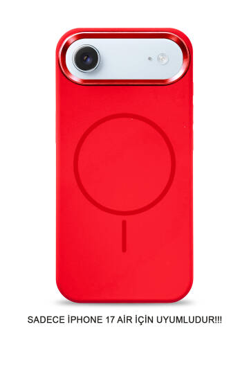 iPhone 17 Air Uyumlu Premium Lansman Animasyonlu Kılıf Magsafe Uyumlu Premium Silikon Kılıf - 22