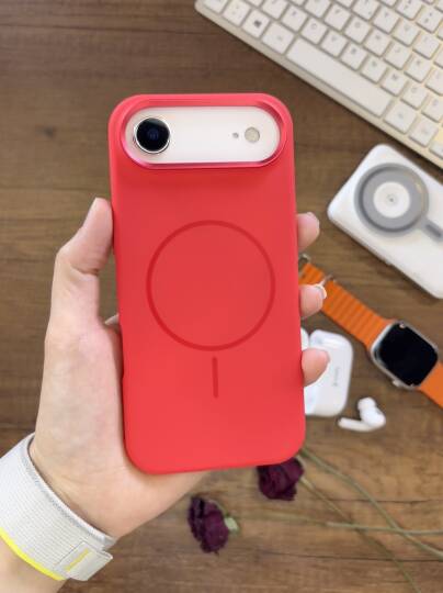 iPhone 17 Air Uyumlu Premium Lansman Animasyonlu Kılıf Magsafe Uyumlu Premium Silikon Kılıf - 23