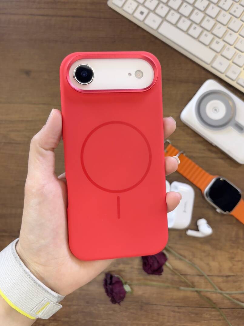 iPhone 17 Air Uyumlu Premium Lansman Animasyonlu Kılıf Magsafe Uyumlu Premium Silikon Kılıf - 23