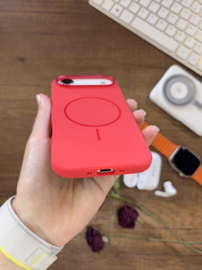 iPhone 17 Air Uyumlu Premium Lansman Animasyonlu Kılıf Magsafe Uyumlu Premium Silikon Kılıf - 24