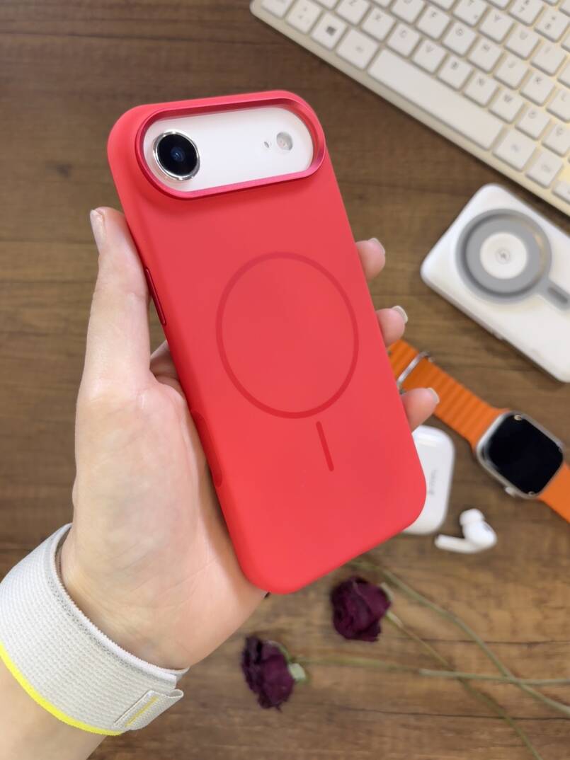 iPhone 17 Air Uyumlu Premium Lansman Animasyonlu Kılıf Magsafe Uyumlu Premium Silikon Kılıf - 26