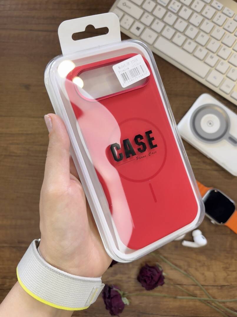 iPhone 17 Air Uyumlu Premium Lansman Animasyonlu Kılıf Magsafe Uyumlu Premium Silikon Kılıf - 28