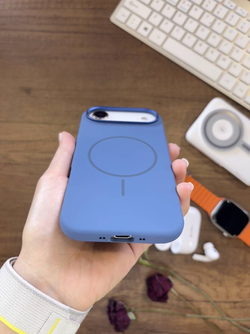 iPhone 17 Air Uyumlu Premium Lansman Animasyonlu Kılıf Magsafe Uyumlu Premium Silikon Kılıf - 30