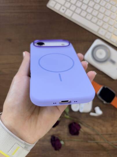 iPhone 17 Air Uyumlu Premium Lansman Animasyonlu Kılıf Magsafe Uyumlu Premium Silikon Kılıf - 41