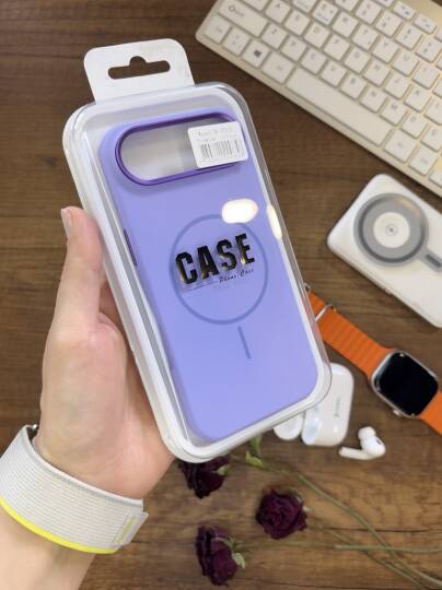 iPhone 17 Air Uyumlu Premium Lansman Animasyonlu Kılıf Magsafe Uyumlu Premium Silikon Kılıf - 42