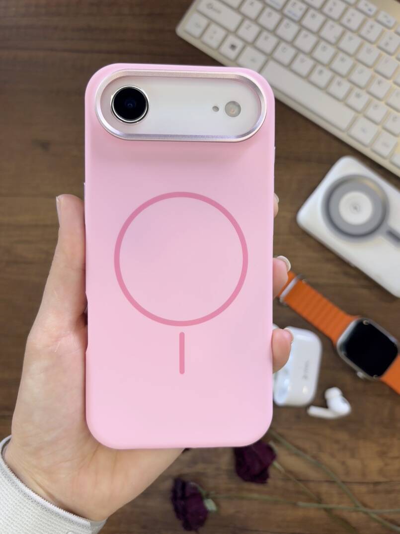 iPhone 17 Air Uyumlu Premium Lansman Animasyonlu Kılıf Magsafe Uyumlu Premium Silikon Kılıf - 51