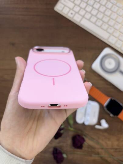 iPhone 17 Air Uyumlu Premium Lansman Animasyonlu Kılıf Magsafe Uyumlu Premium Silikon Kılıf - 52