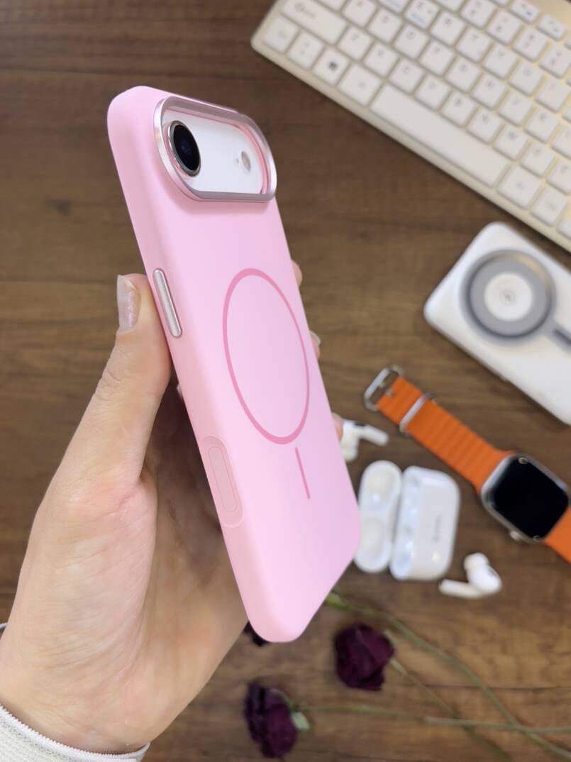 iPhone 17 Air Uyumlu Premium Lansman Animasyonlu Kılıf Magsafe Uyumlu Premium Silikon Kılıf - 53