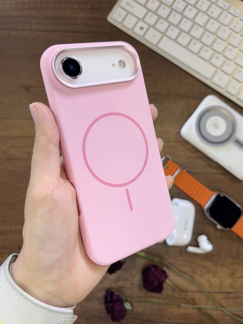 iPhone 17 Air Uyumlu Premium Lansman Animasyonlu Kılıf Magsafe Uyumlu Premium Silikon Kılıf - 54