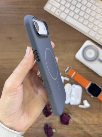 iPhone 17 Air Uyumlu Premium Lansman Animasyonlu Kılıf Magsafe Uyumlu Premium Silikon Kılıf - 60