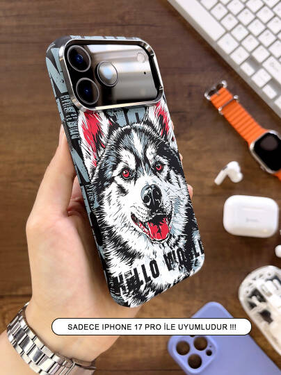 iPhone 17 Pro Kılıf MagSafe Uyumlu Hayvan Figürlü Premium Kapak Kılıf SOO-740 - 2