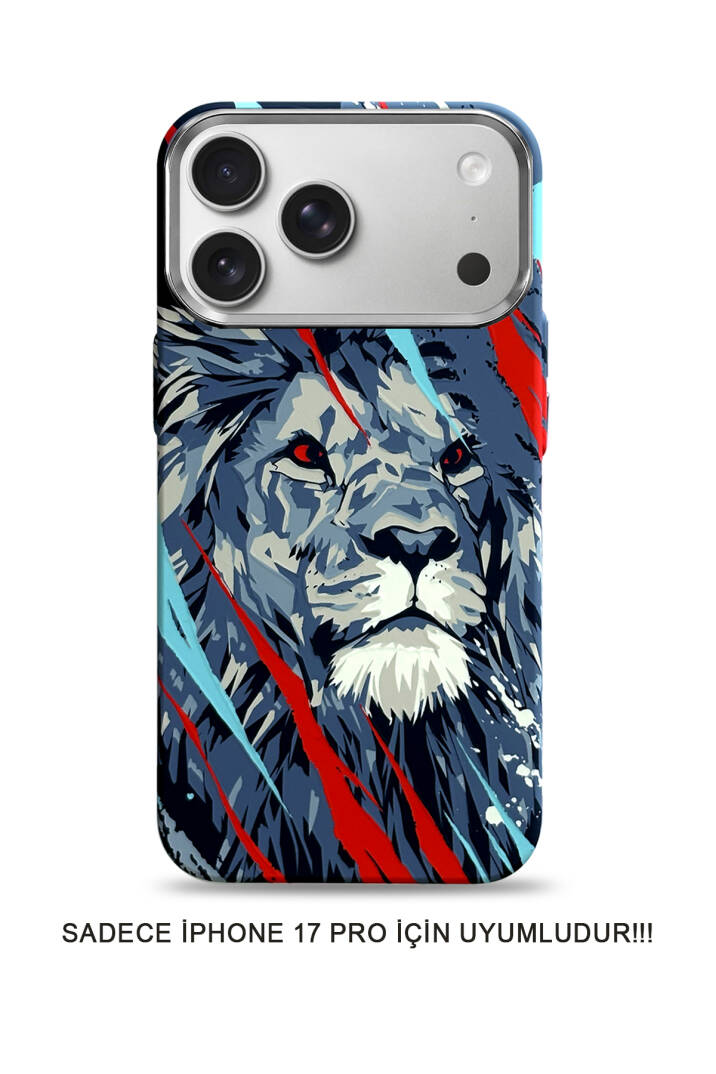 iPhone 17 Pro Kılıf MagSafe Uyumlu Hayvan Figürlü Premium Kapak Kılıf SOO-740 - 25