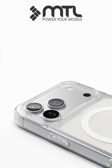iPhone 17 Pro Max Uyumlu Animasyonlu Şeffaf Magsafe Şarj Destekli Sararmayan Sert Origin Kılıf - 4