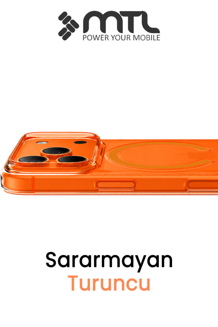 iPhone 17 Pro Max Uyumlu Animasyonlu Şeffaf Magsafe Şarj Destekli Sararmayan Sert Origin Kılıf - 8