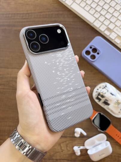 iPhone 17 Pro Max Uyumlu Premium Desenli Sert Magsafe Kılıf Kapak SOO-610 - 33