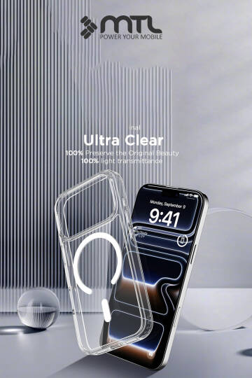 iPhone 17 Pro Max Uyumlu Şeffaf Magsafe Kılıf MTL SAFE - 5