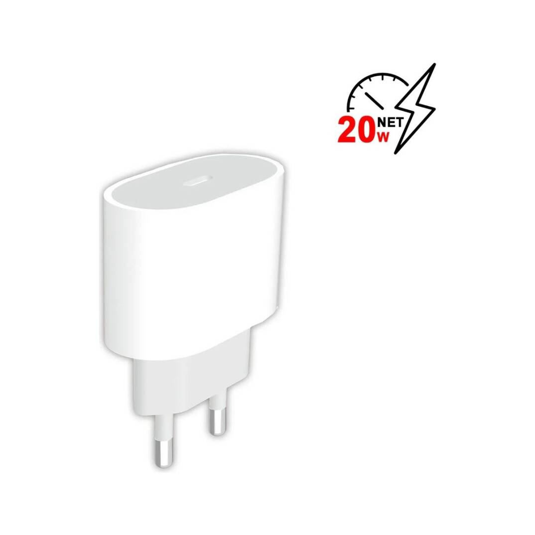 iPhone 5s Uyumlu Lightning Pd Type-C Girişli 20W Şarj Seti MT-A1703 - 2