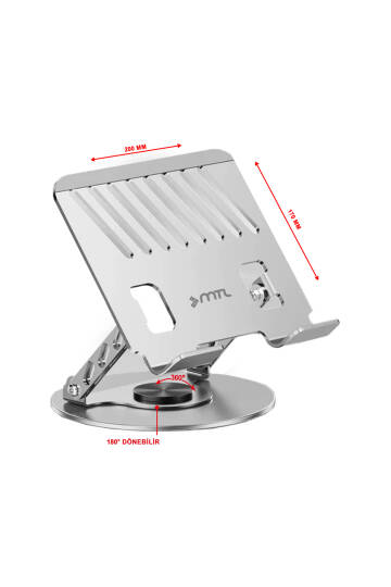 Metal Ayarlanabilir Notebook/Macbook/Tablet Standı MT6541 - 2