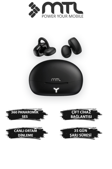 OWS Klipsli Kablosuz BT v5.4 + EDR + ANC Kulak Üstü Premium Sporcu Kulaklığı MT930 - 8