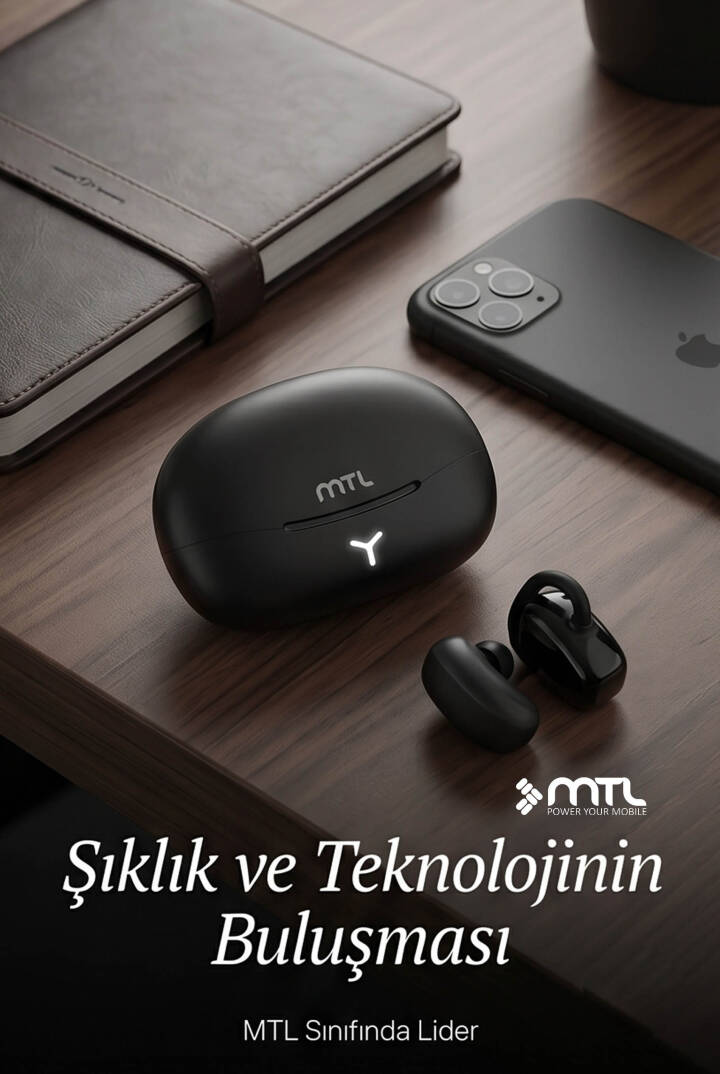 OWS Klipsli Kablosuz BT v5.4 + EDR + ANC Kulak Üstü Premium Sporcu Kulaklığı MT930 - 12