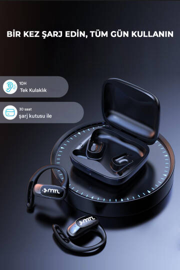 OWS Sporcu Kablosuz Bluetooth Kulaklık Kulak Üstü Ultra Konforlu Air Conduction Tipi MT934 - 26