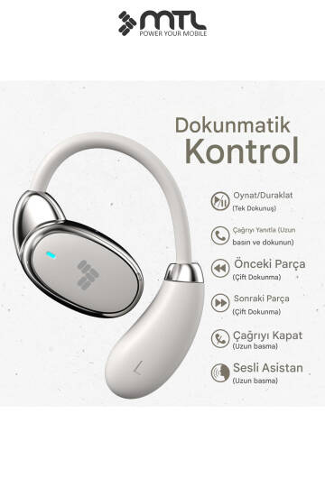 OWS Sporcu Kablosuz Bluetooth Kulaklık Ultra Lüks Konforlu Air Conduction Tipi MT948 - 5