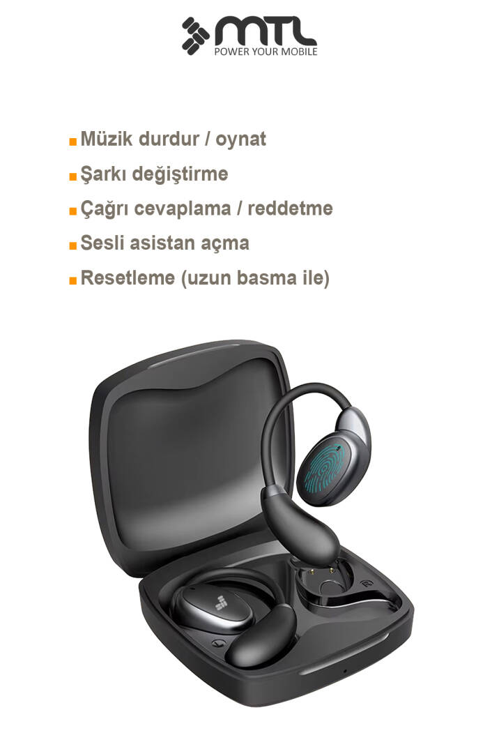 OWS Sporcu Kablosuz Bluetooth Kulaklık Ultra Lüks Konforlu Air Conduction Tipi MT948 - 12