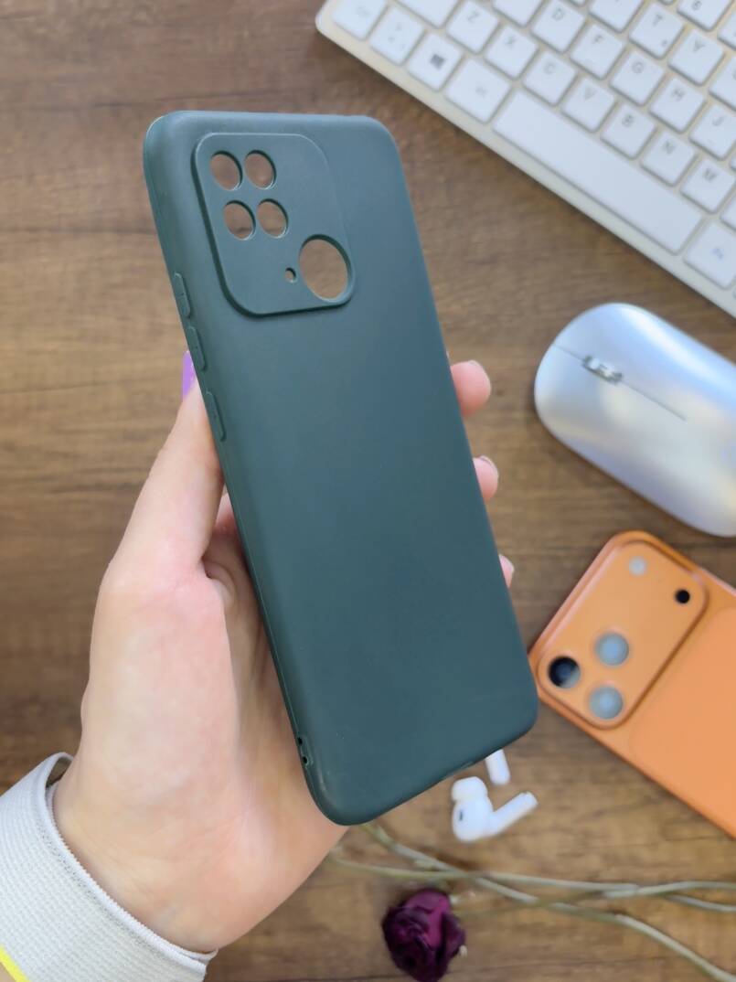 Redmi 10C / Poco C40 Uyumlu Kamera Korumalı Darbeye Dayanıklı Renk Atmayan Fab Silikon Kılıf - 4