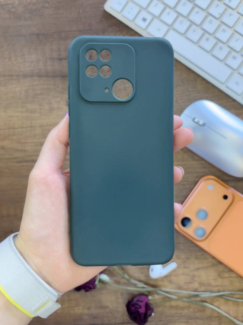 Redmi 10C / Poco C40 Uyumlu Kamera Korumalı Darbeye Dayanıklı Renk Atmayan Fab Silikon Kılıf - 5