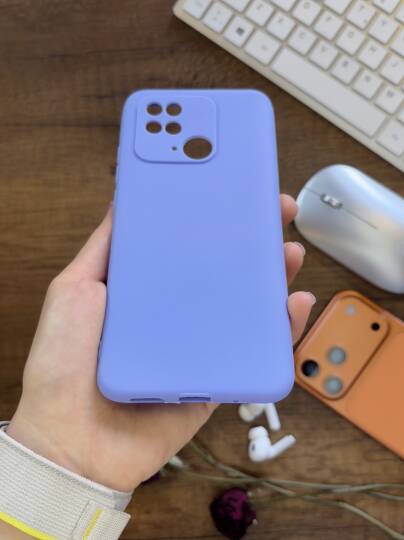 Redmi 10C / Poco C40 Uyumlu Kamera Korumalı Darbeye Dayanıklı Renk Atmayan Fab Silikon Kılıf - 7