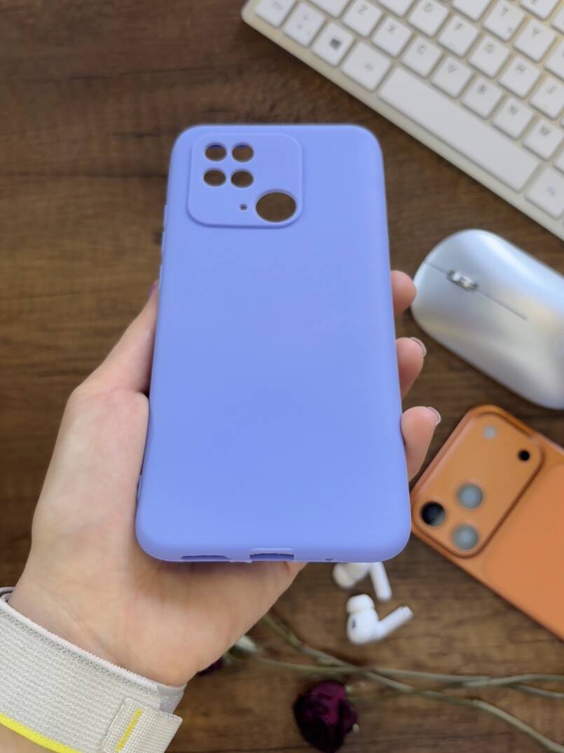 Redmi 10C / Poco C40 Uyumlu Kamera Korumalı Darbeye Dayanıklı Renk Atmayan Fab Silikon Kılıf - 7
