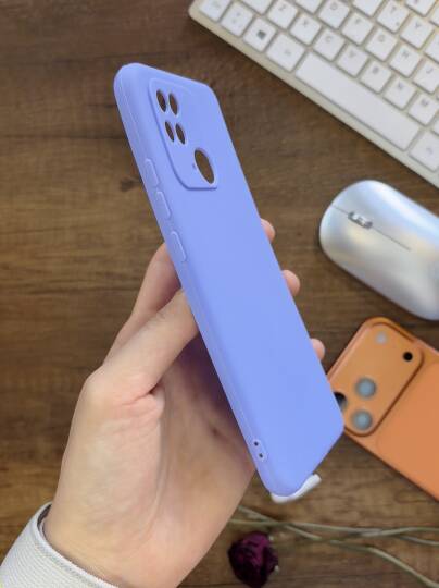 Redmi 10C / Poco C40 Uyumlu Kamera Korumalı Darbeye Dayanıklı Renk Atmayan Fab Silikon Kılıf - 8