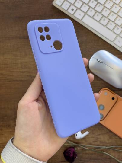 Redmi 10C / Poco C40 Uyumlu Kamera Korumalı Darbeye Dayanıklı Renk Atmayan Fab Silikon Kılıf - 9