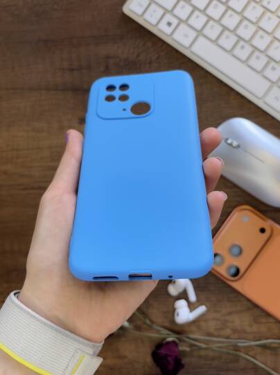 Redmi 10C / Poco C40 Uyumlu Kamera Korumalı Darbeye Dayanıklı Renk Atmayan Fab Silikon Kılıf - 12