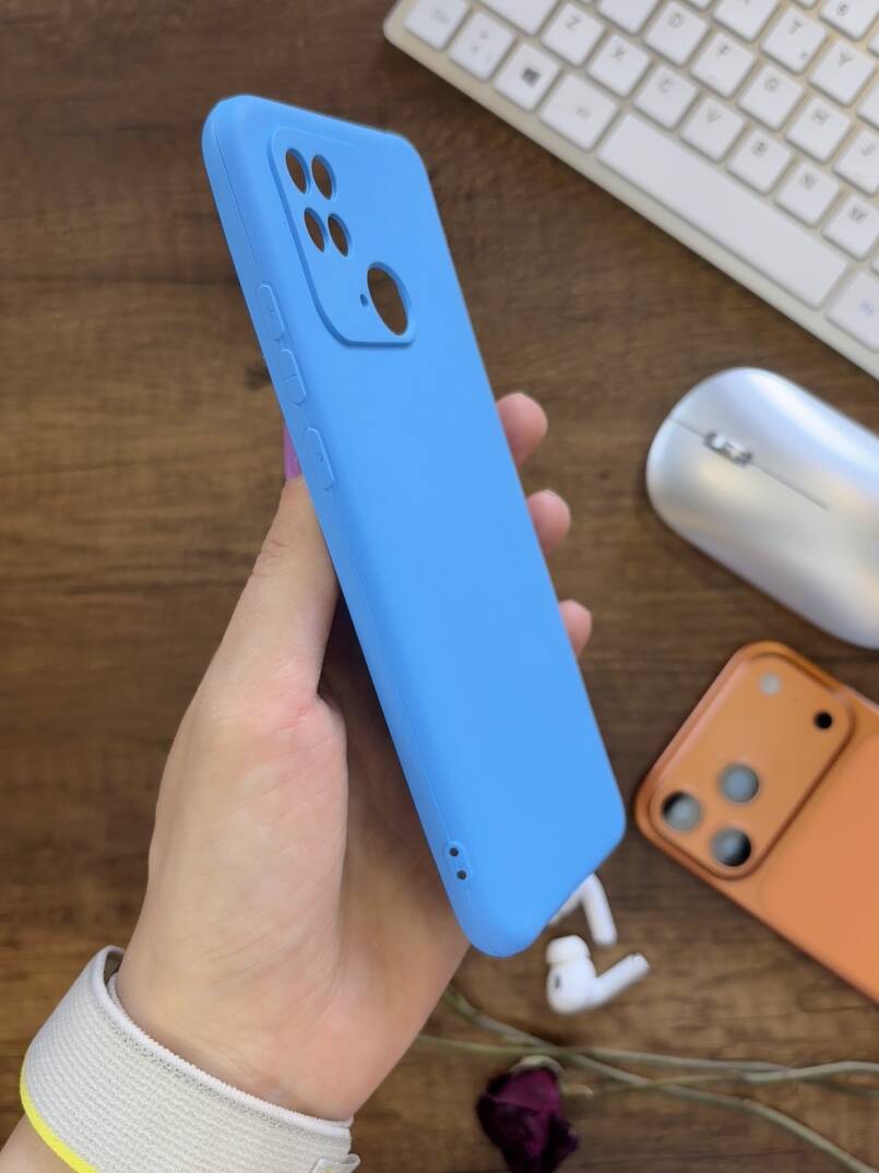 Redmi 10C / Poco C40 Uyumlu Kamera Korumalı Darbeye Dayanıklı Renk Atmayan Fab Silikon Kılıf - 13