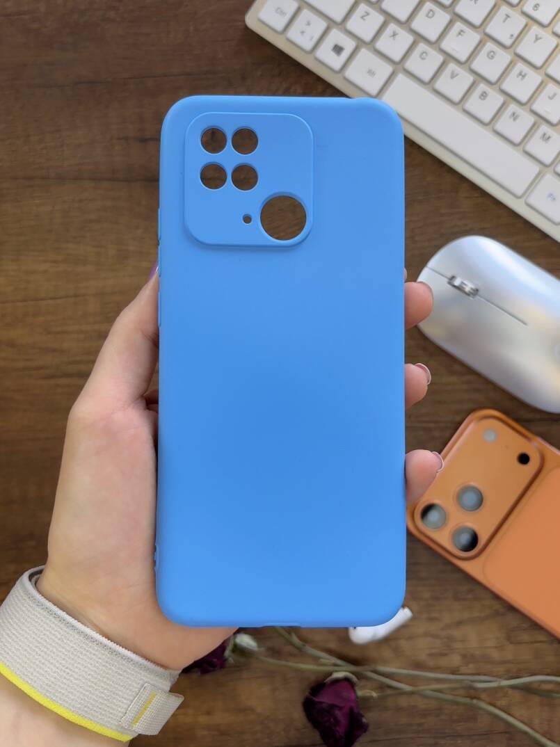 Redmi 10C / Poco C40 Uyumlu Kamera Korumalı Darbeye Dayanıklı Renk Atmayan Fab Silikon Kılıf - 15