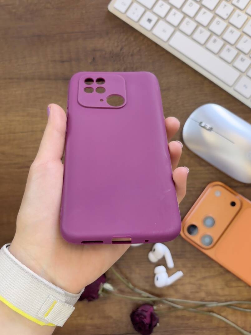 Redmi 10C / Poco C40 Uyumlu Kamera Korumalı Darbeye Dayanıklı Renk Atmayan Fab Silikon Kılıf - 17
