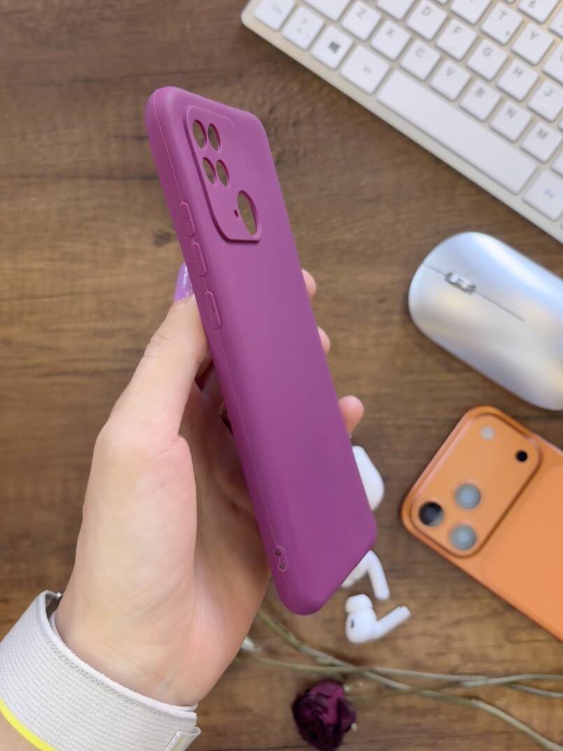 Redmi 10C / Poco C40 Uyumlu Kamera Korumalı Darbeye Dayanıklı Renk Atmayan Fab Silikon Kılıf - 18