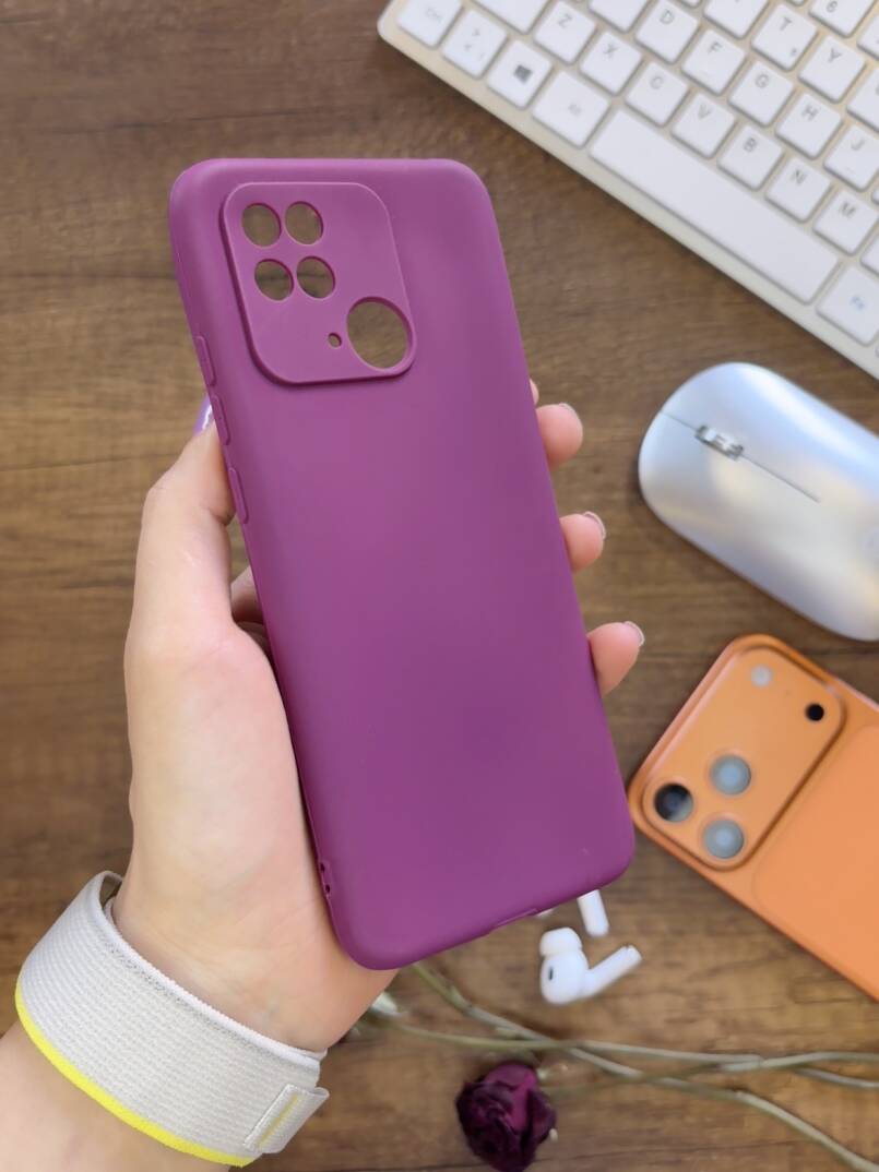 Redmi 10C / Poco C40 Uyumlu Kamera Korumalı Darbeye Dayanıklı Renk Atmayan Fab Silikon Kılıf - 19