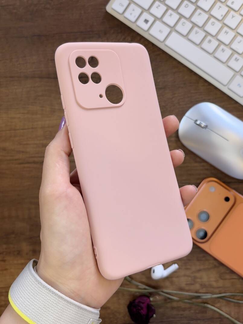 Redmi 10C / Poco C40 Uyumlu Kamera Korumalı Darbeye Dayanıklı Renk Atmayan Fab Silikon Kılıf - 24