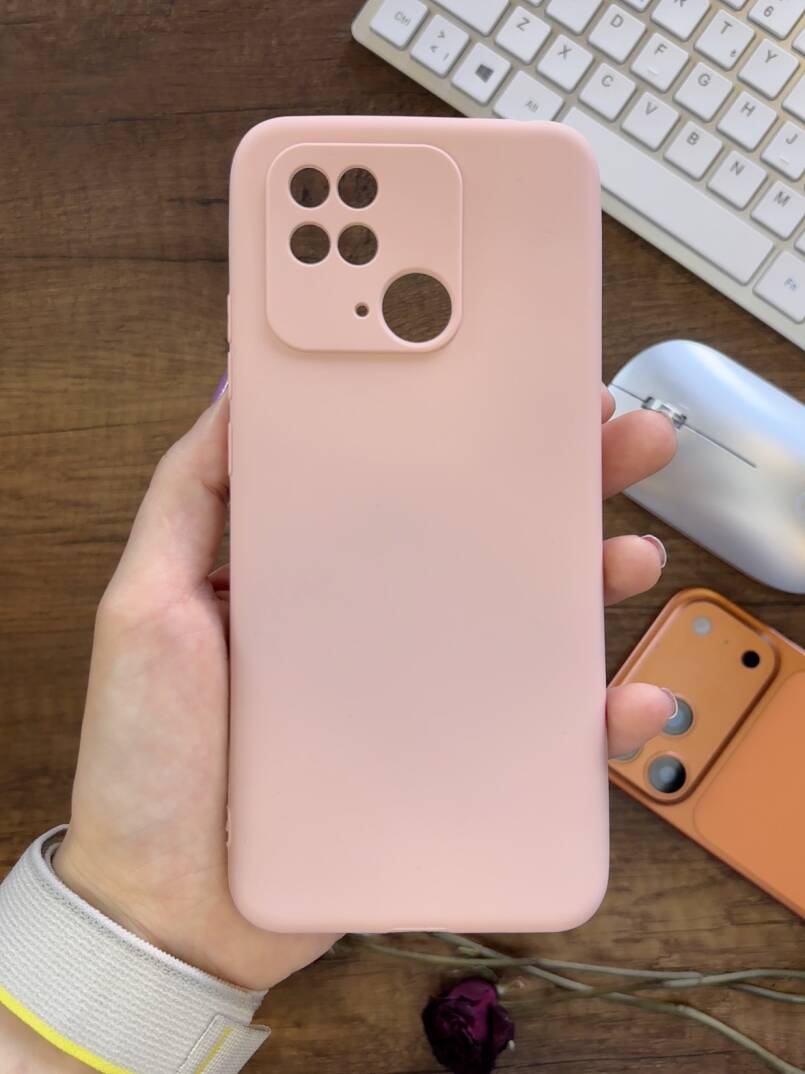 Redmi 10C / Poco C40 Uyumlu Kamera Korumalı Darbeye Dayanıklı Renk Atmayan Fab Silikon Kılıf - 25